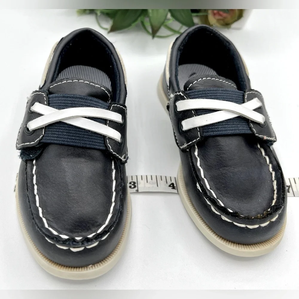 🌺Carter's Velcro Navy Blue Topsiders | Boat Shoes🌸🌺